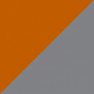 Orange on Grey