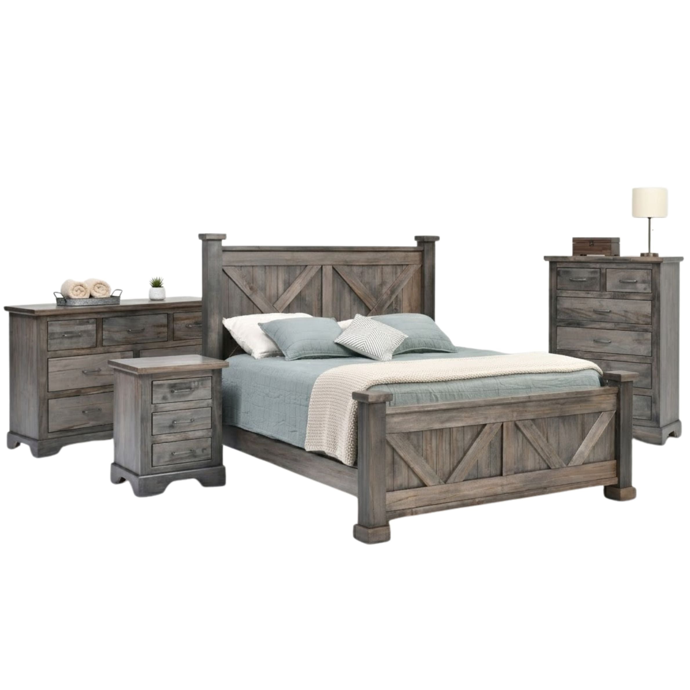 High Bank Woodworks Pendleton 5-Piece Maple Bedroom Set