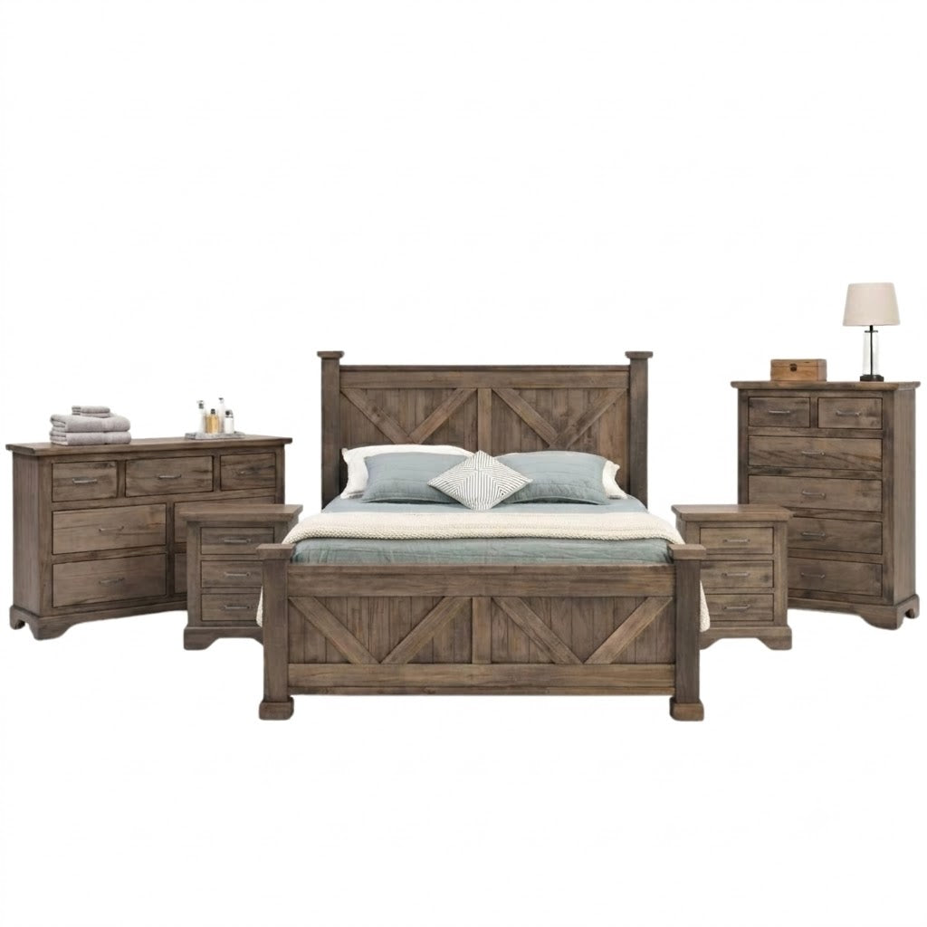 High Bank Woodworks Pendleton 5-Piece Maple Bedroom Set
