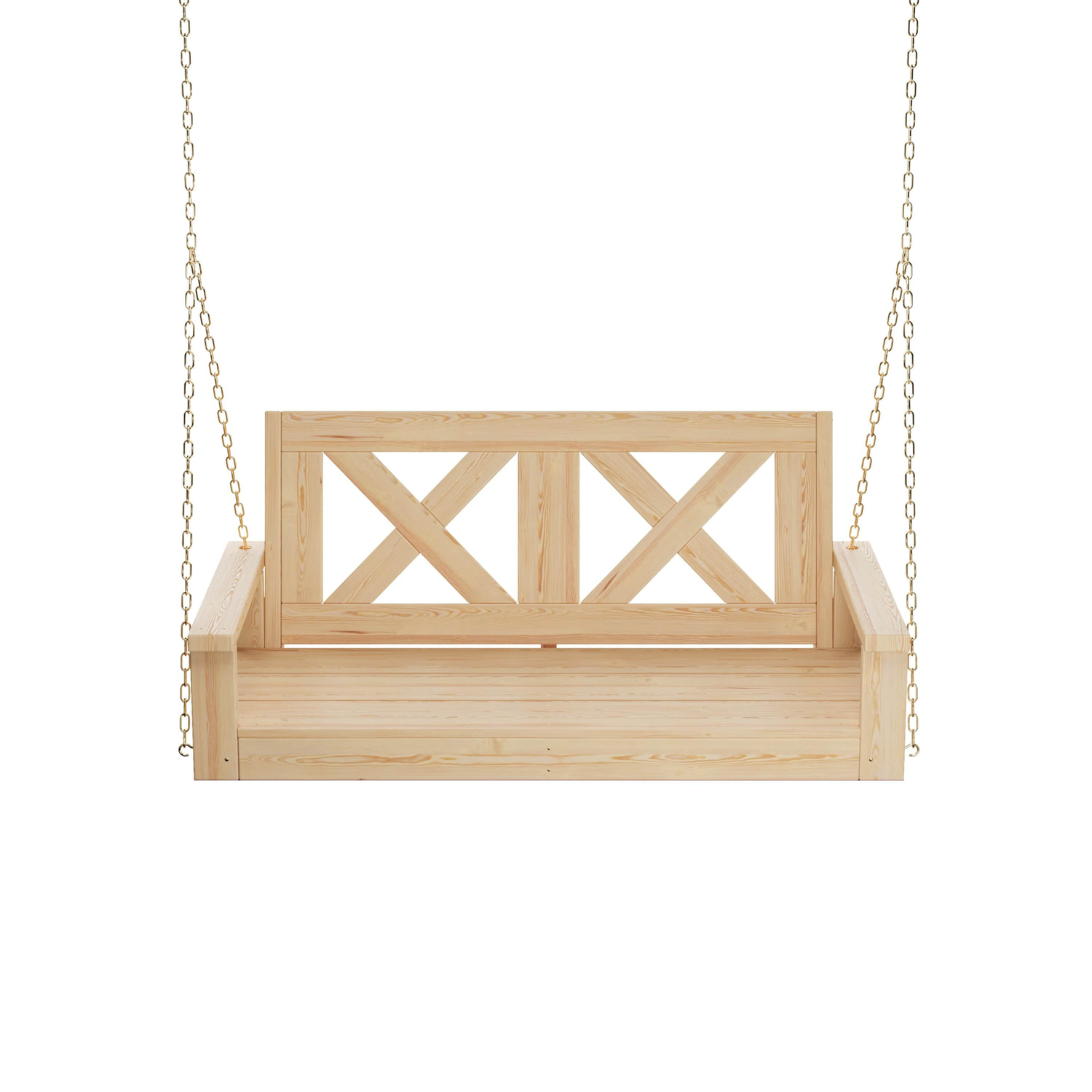 Porchgate Amish Heavy Duty 700 Lb 4-Foot Farmhouse Porch Swing - Unfinished