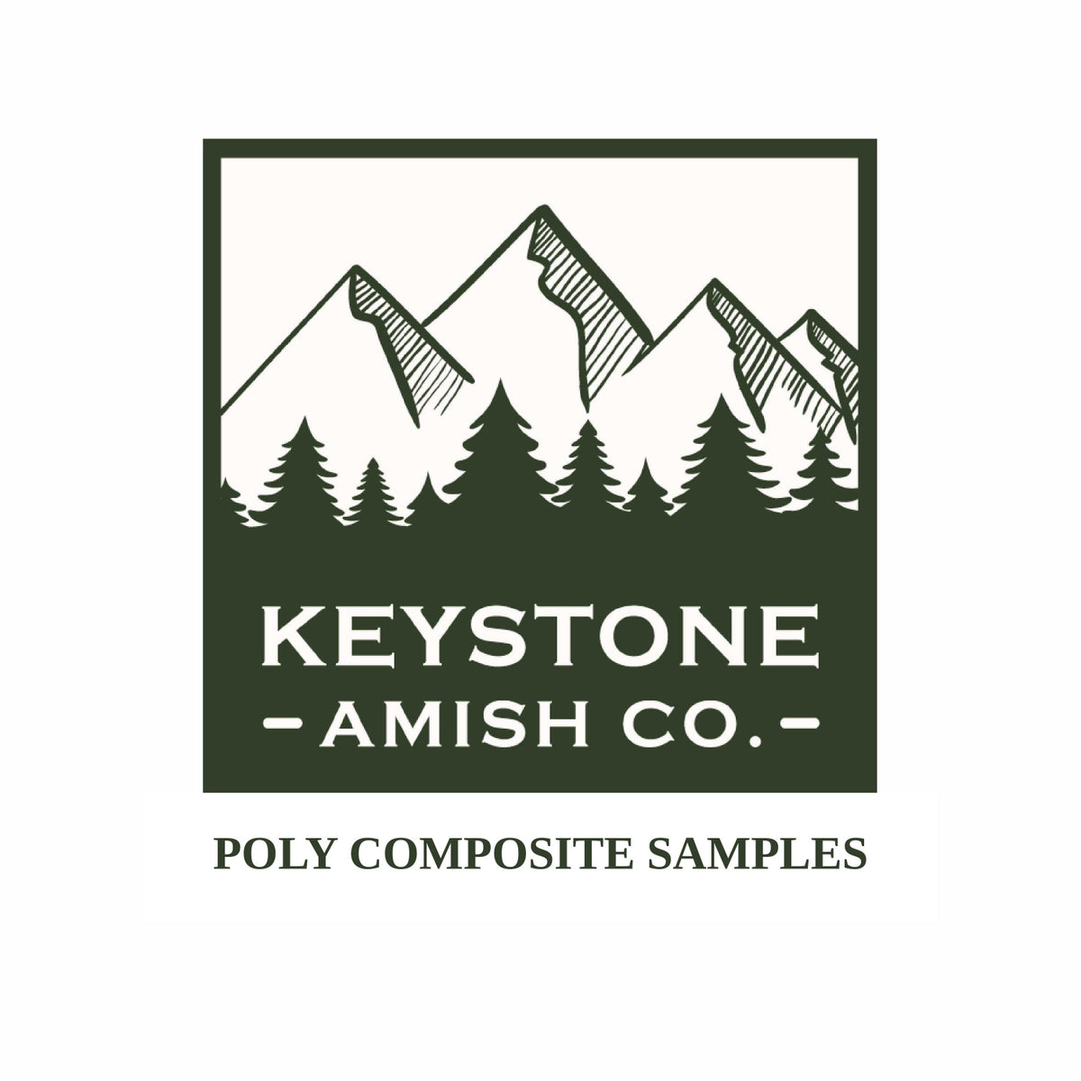 Keystone Amish Poly Composite Material Sample