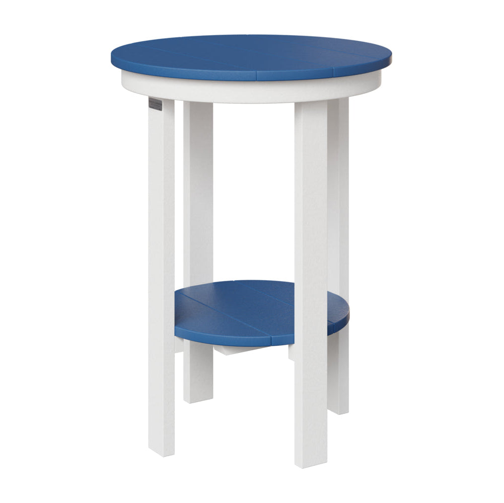Berlin Gardens Outdoor Poly Lumber Round End Bar Table