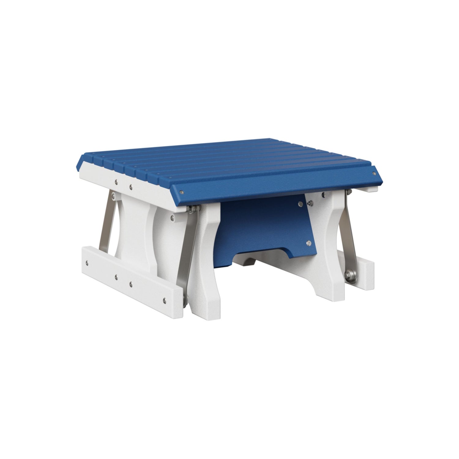 Berlin Gardens Outdoor Poly Lumber Gliding Footstool