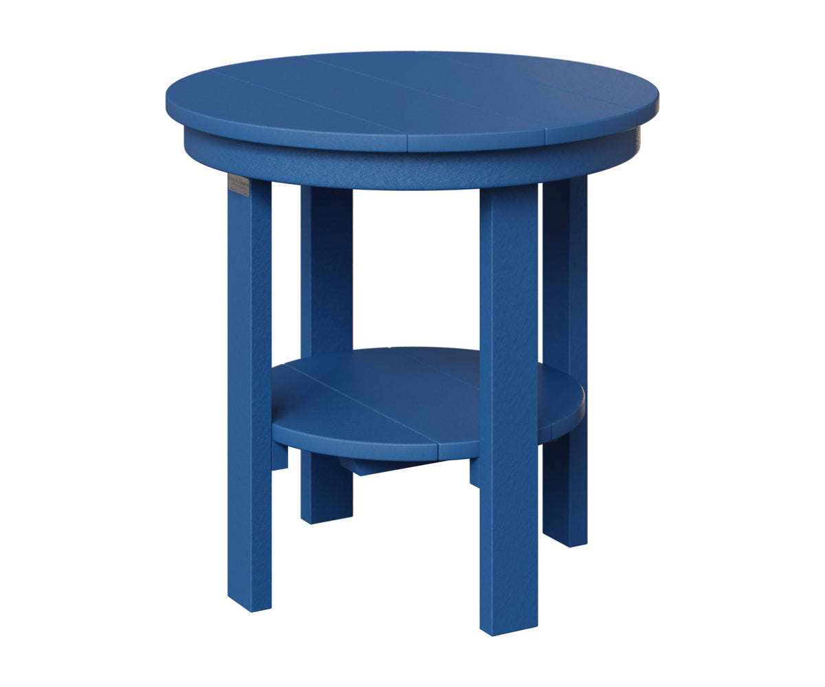 Berlin Gardens Outdoor Poly Lumber Round End Dining Table
