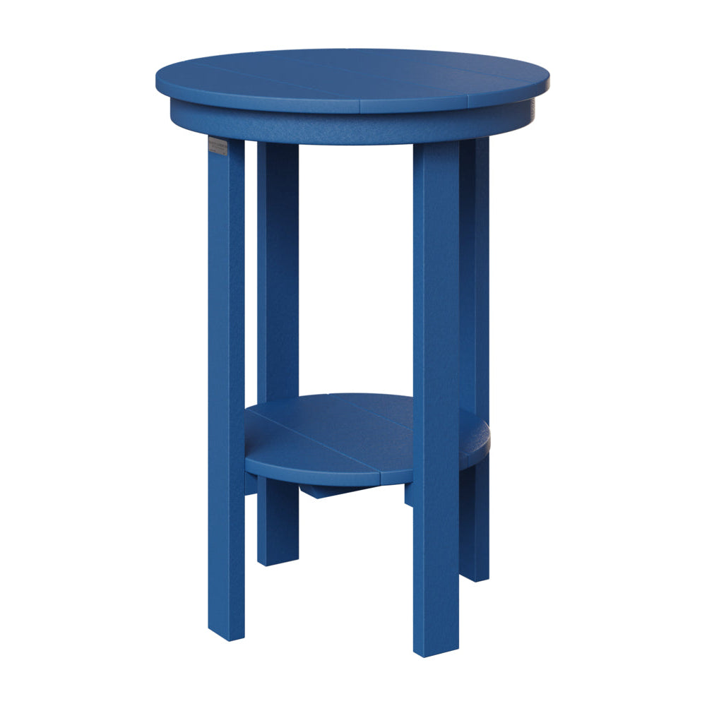 Berlin Gardens Outdoor Poly Lumber Round End Counter Table