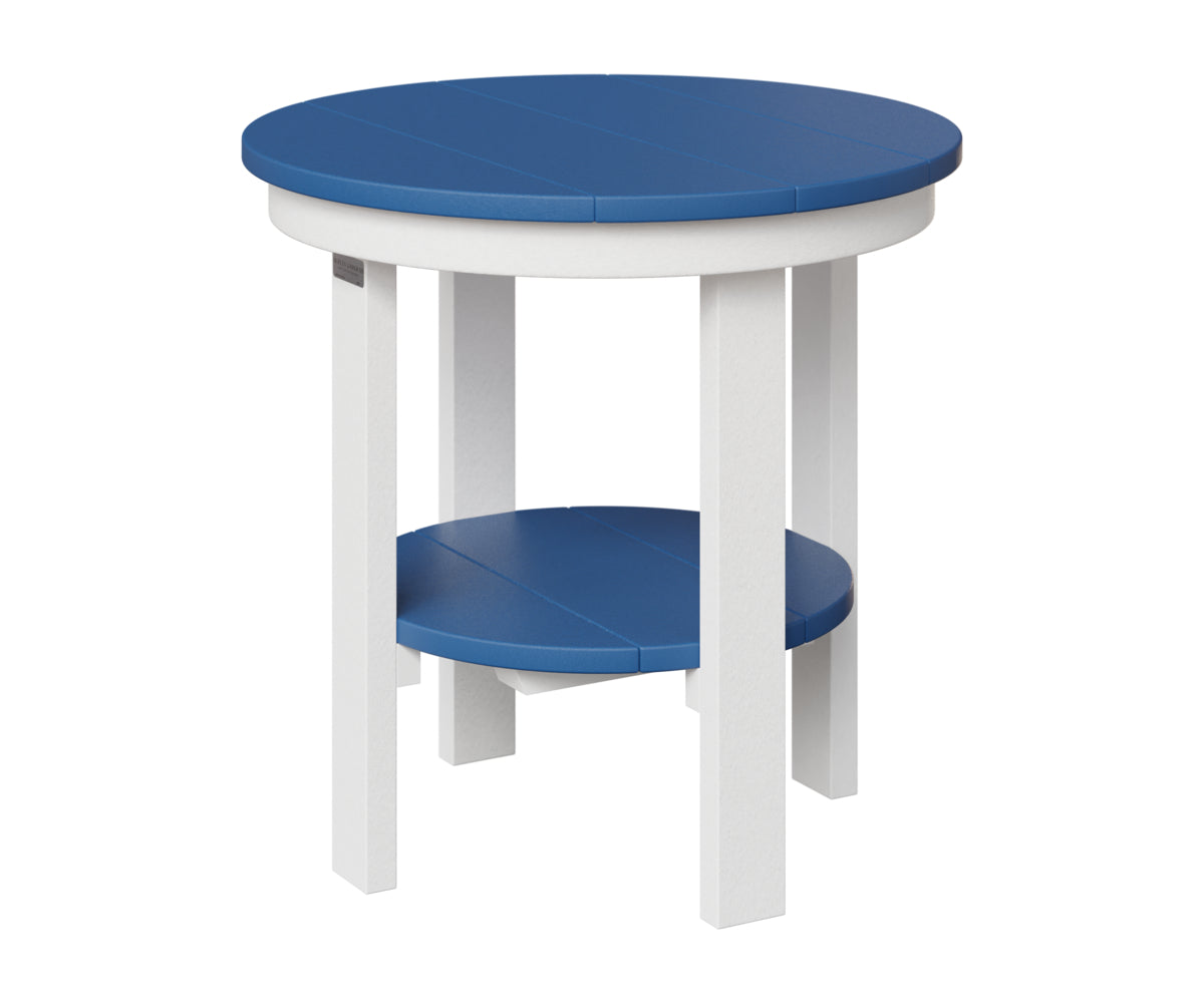Berlin Gardens Outdoor Poly Lumber Round End Dining Table