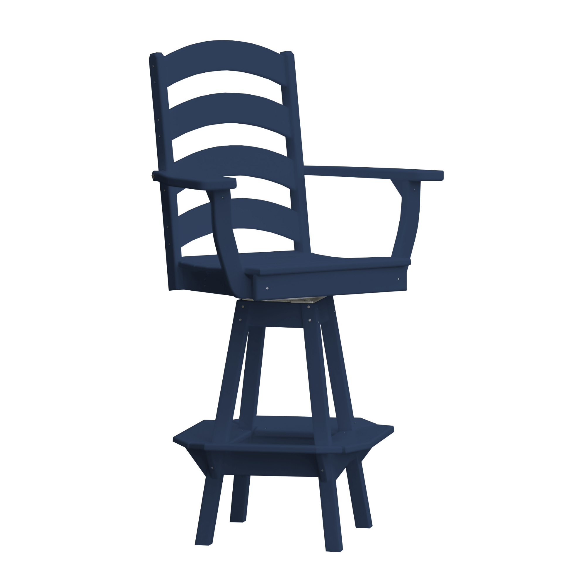 Keystone Amish Co. Josie Poly Outdoor Swivel Bar Chair