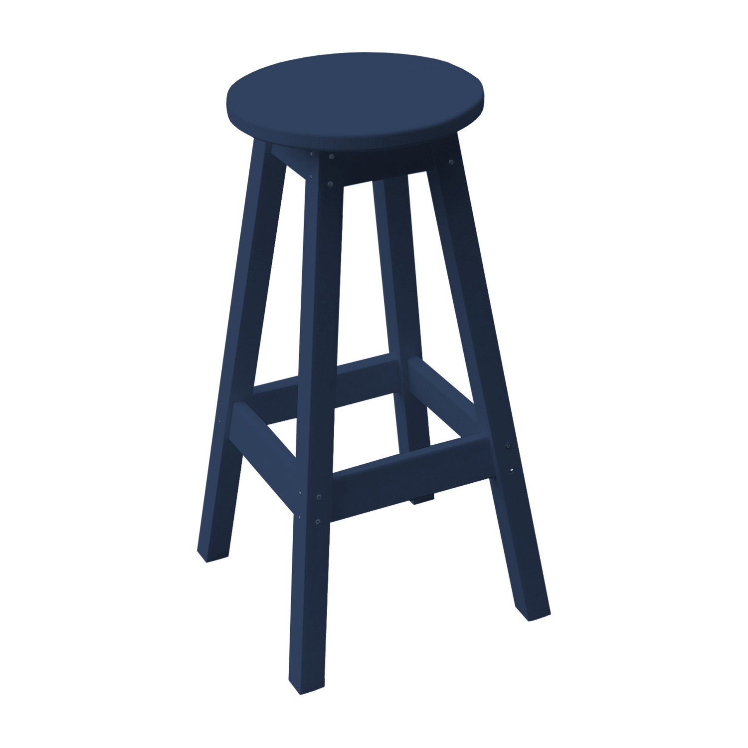 Keystone Amish Co. Round Poly Outdoor Bar Stool