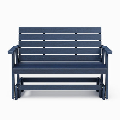 SimplyPoly Amish Made Signature Recycled Plastic Porch Glider