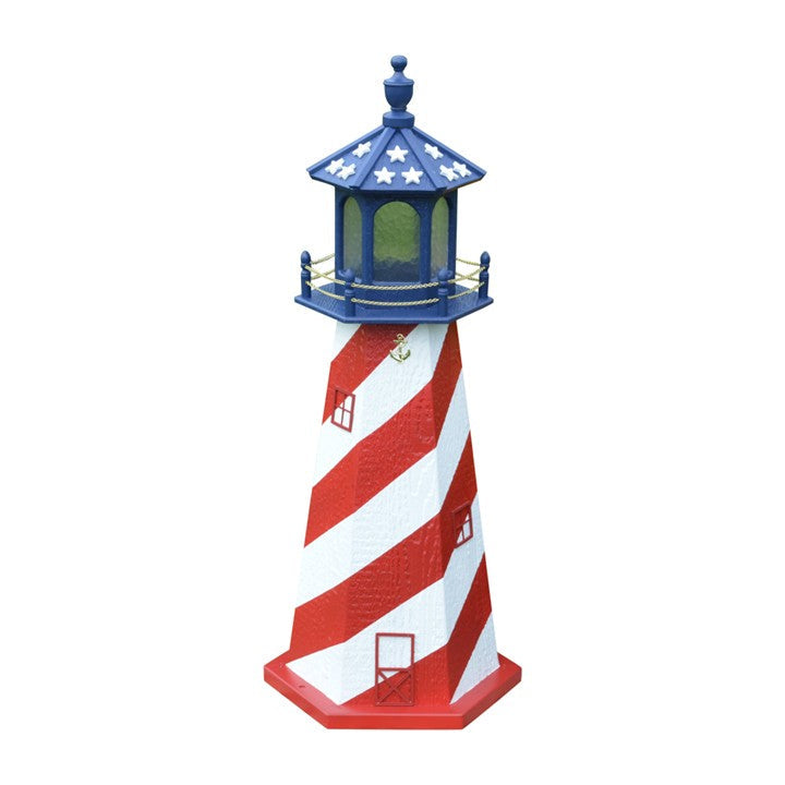 Heritage Lawncraft Decorative Patriotic Lighthouse