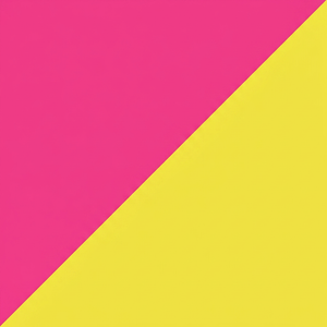 Pink on Lemon Yellow