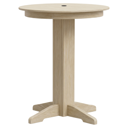 Keystone Amish Co. Poly Composite Round Outdoor Bar Height Table