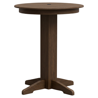Keystone Amish Co. Poly Composite Round Outdoor Bar Height Table