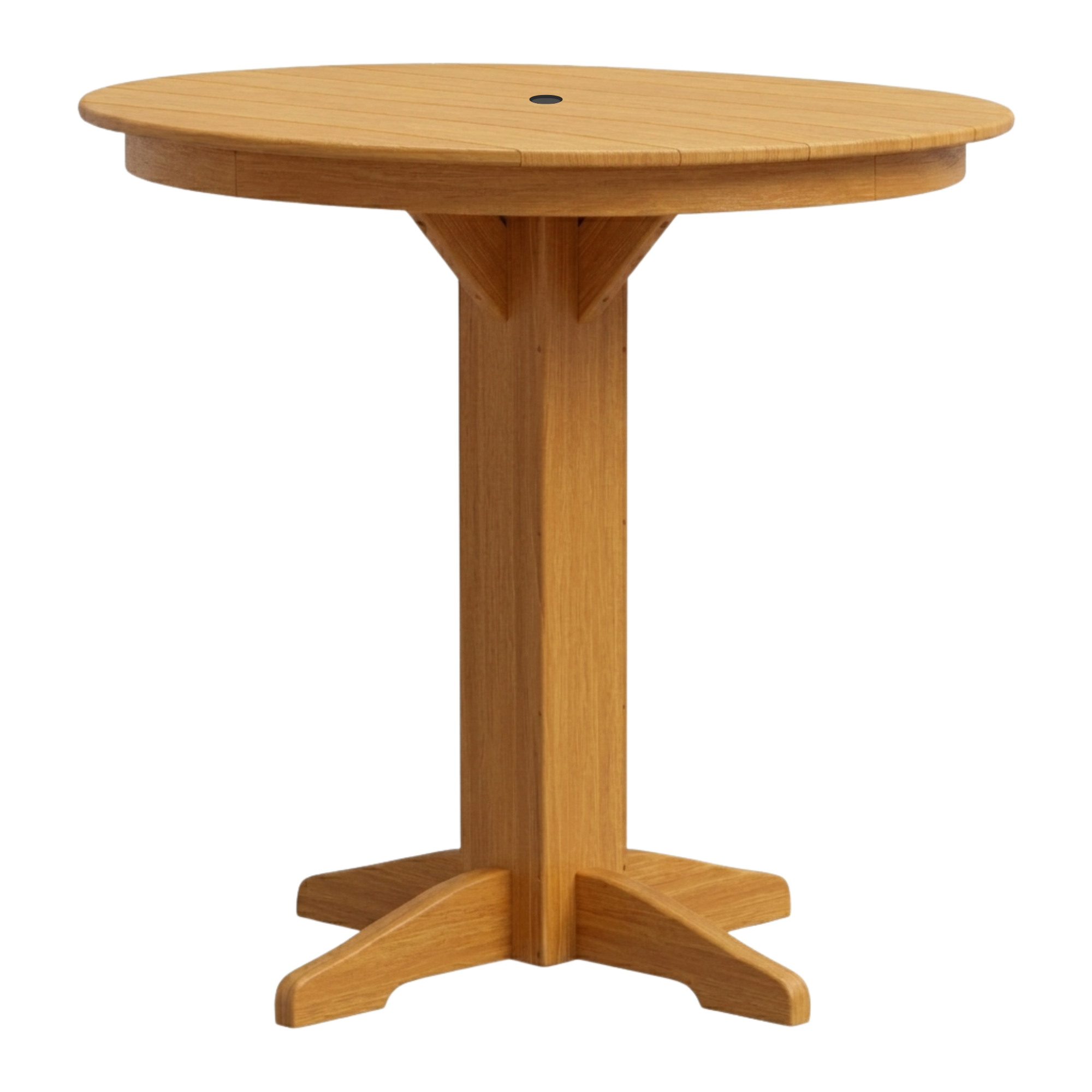 Keystone Amish Co. Poly Composite Round Outdoor Bar Height Table