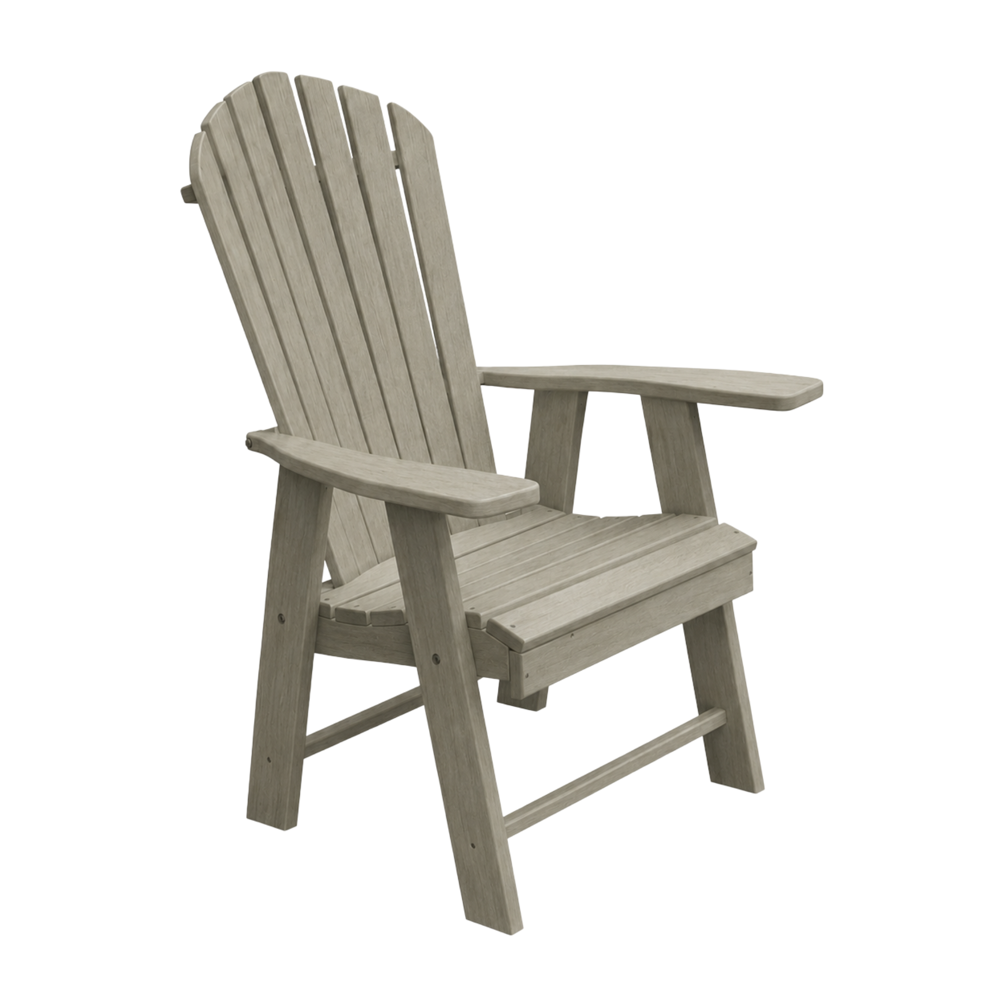 Keystone Amish Co. Poly Lumber Upright Adirondack Arm Chair