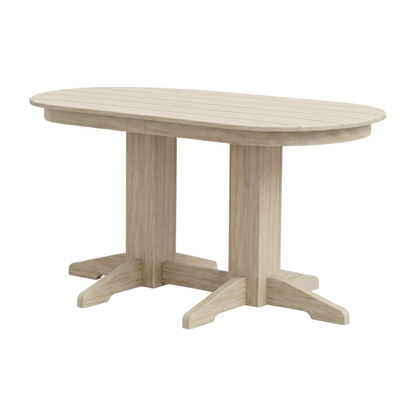 Keystone Amish Co. Poly Composite Oval Outdoor Dining Table