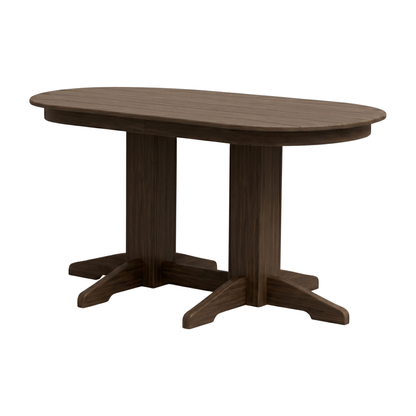 Keystone Amish Co. Poly Composite Oval Outdoor Dining Table