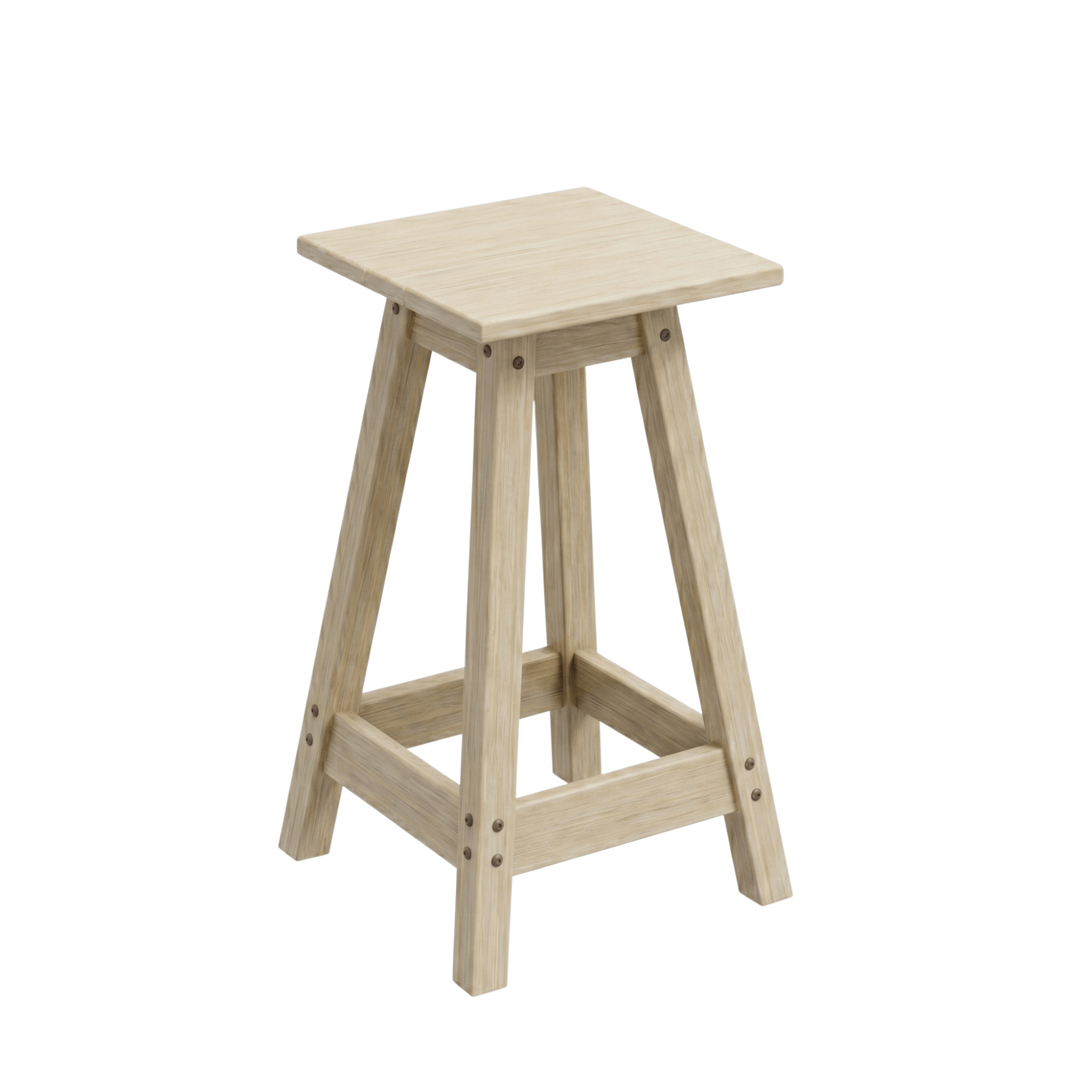 Keystone Amish Co. Square Poly Outdoor Counter Stool