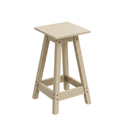Keystone Amish Co. Square Poly Outdoor Counter Stool