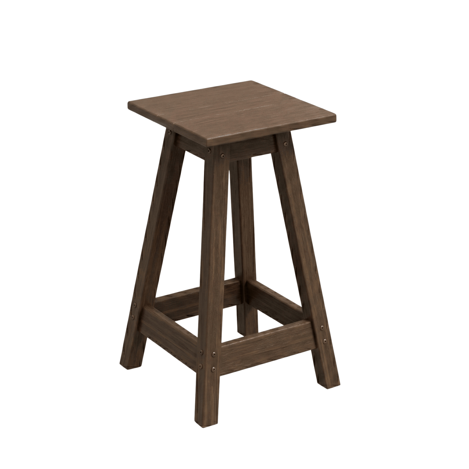 Keystone Amish Co. Square Poly Outdoor Counter Stool