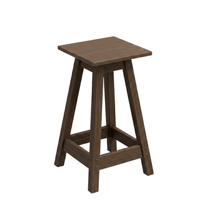 Keystone Amish Co. Square Poly Outdoor Counter Stool