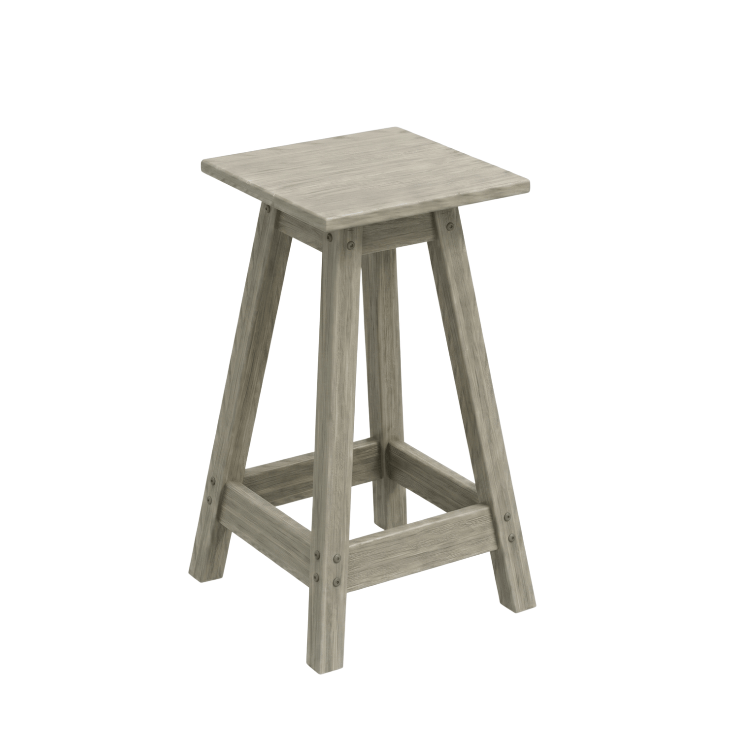 Keystone Amish Co. Square Poly Outdoor Counter Stool