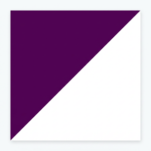 Purple on Bright White