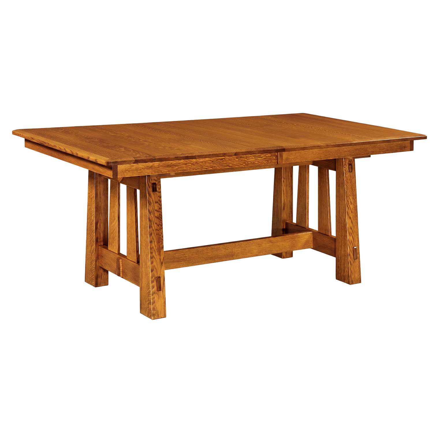 Hoosier Timbercraft Mission White Oak Trestle Table