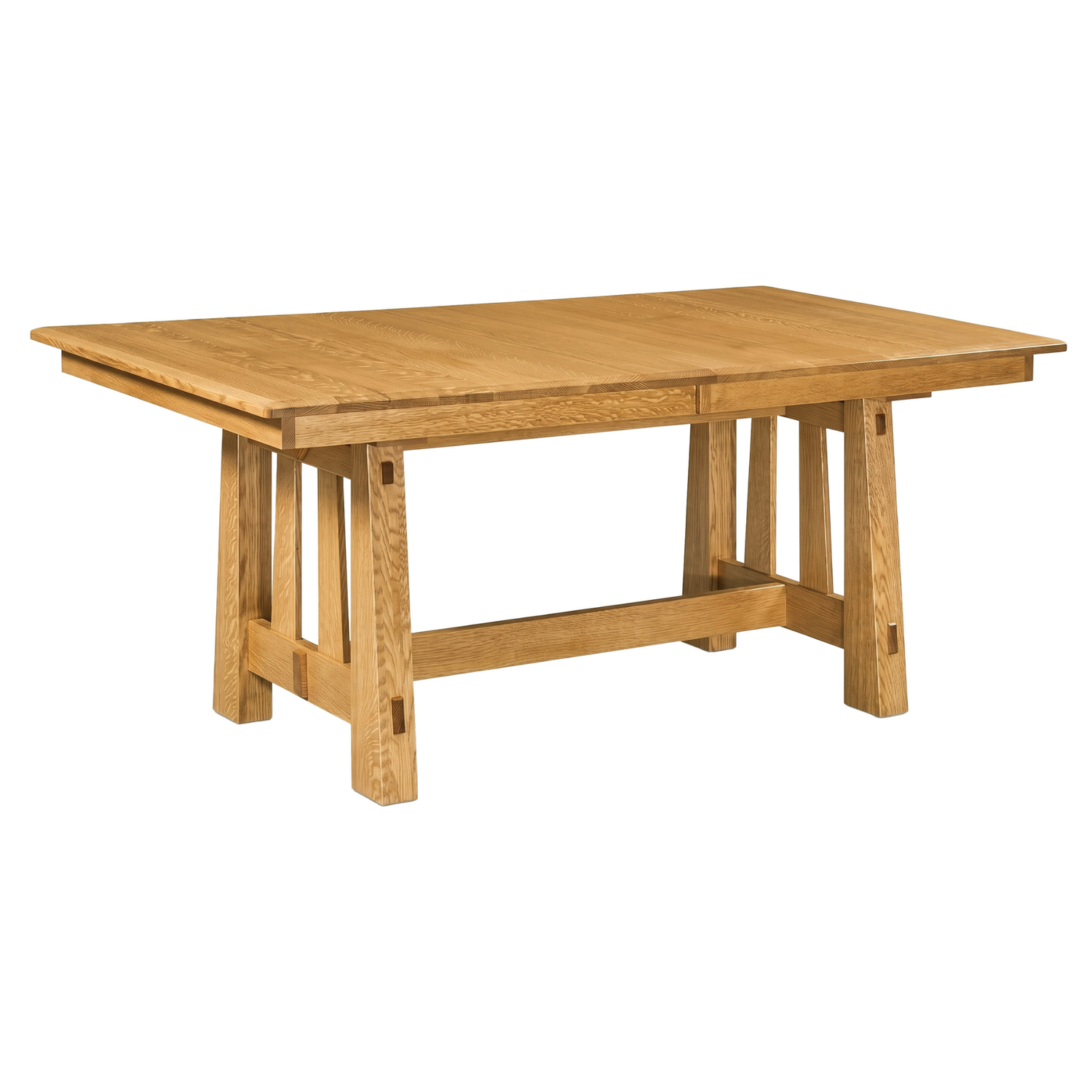 Hoosier Timbercraft Mission White Oak Trestle Table