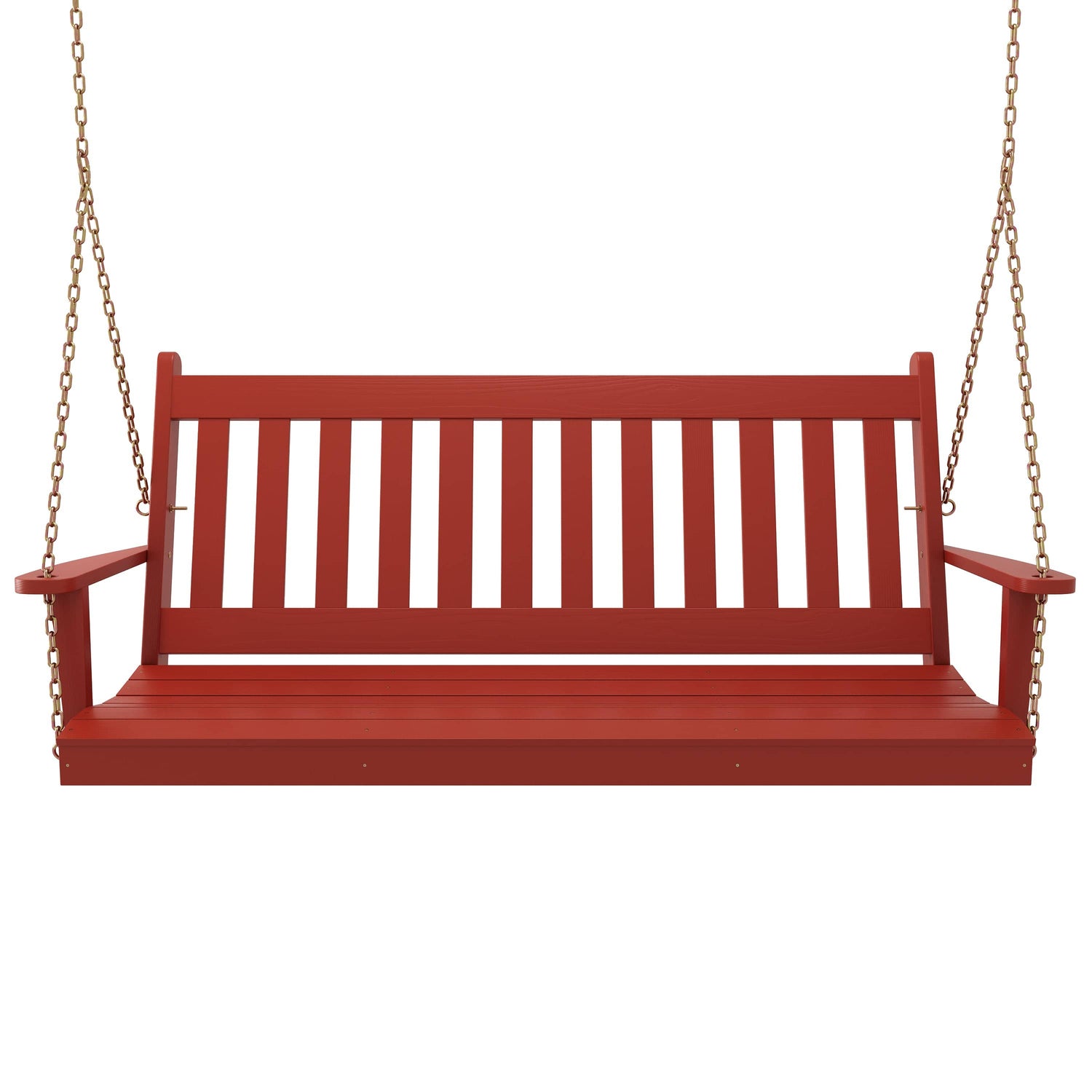 Keystone Amish Co. 6 Foot Franklin Porch Swing, Red