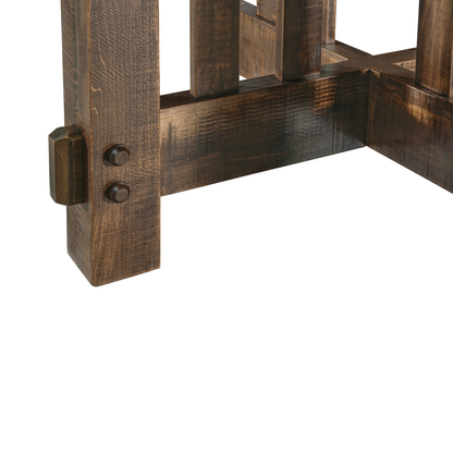 Hoosier Timbercraft Knox Rough Sawn Wormy Maple Table