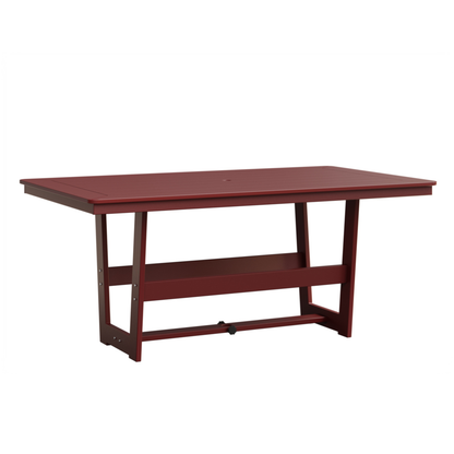 Berlin Gardens Hudson 70″ Outdoor Poly Lumber Rectangular Dining Table