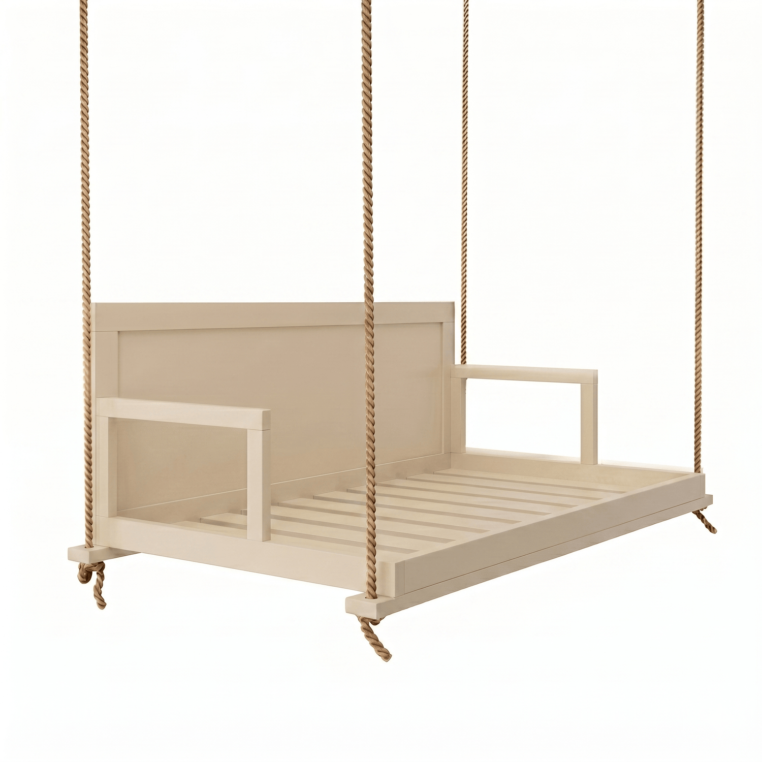 Amish Casual Stratford Swing Bed in Relaxed Khaki