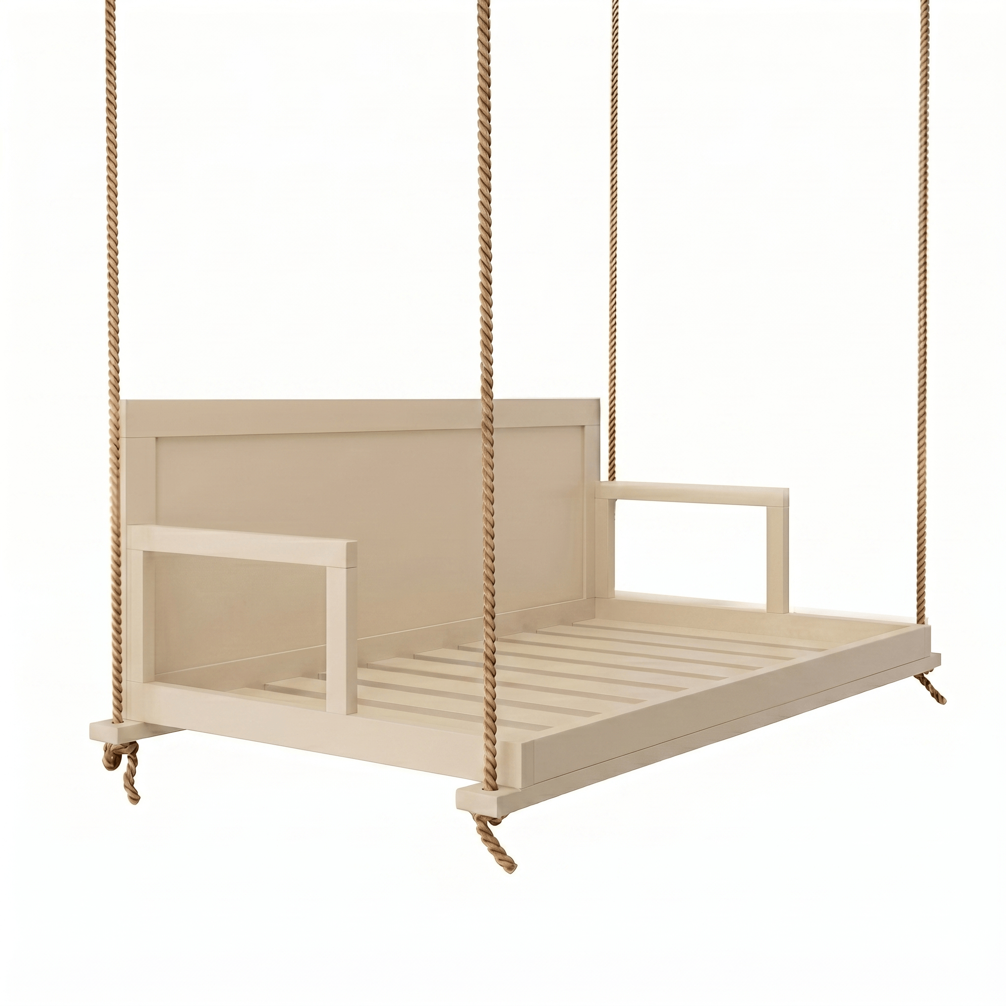 Amish Casual Stratford Swing Bed in Relaxed Khaki