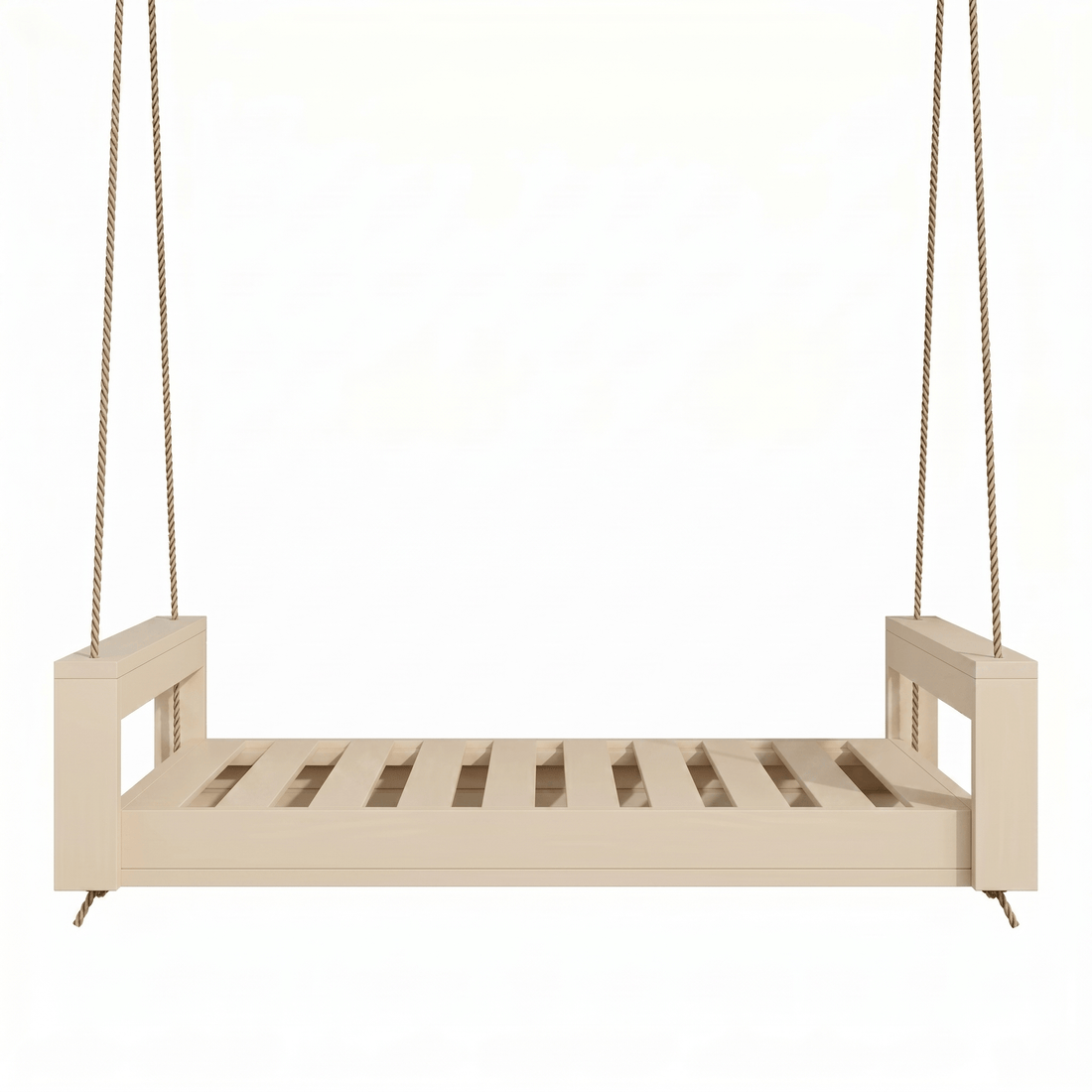 Amish Casual Lancaster Daybed Swing Bed, 6 Ft Relaxed Khaki