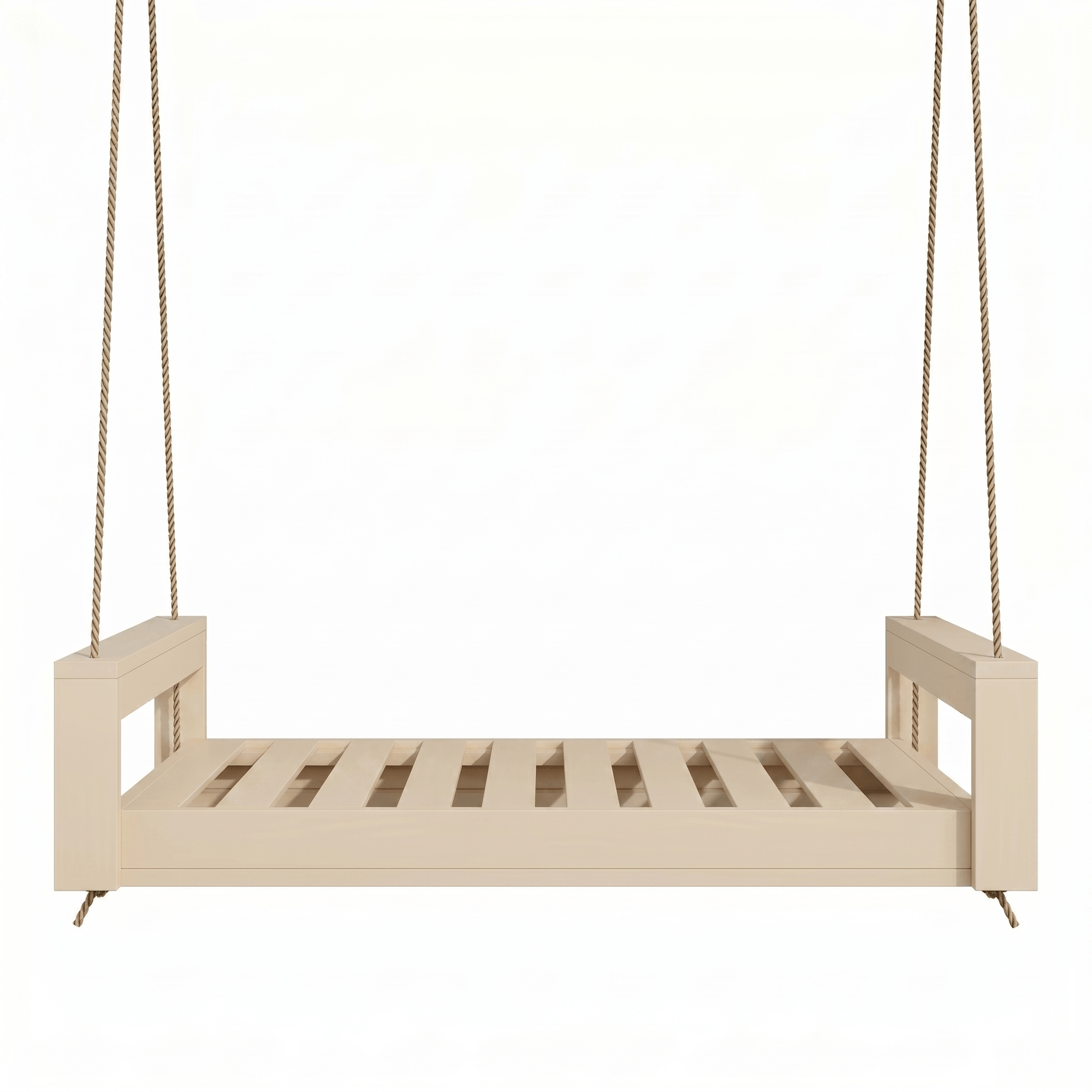 Amish Casual Lancaster Daybed Swing Bed, 4 Ft Relaxed Khaki