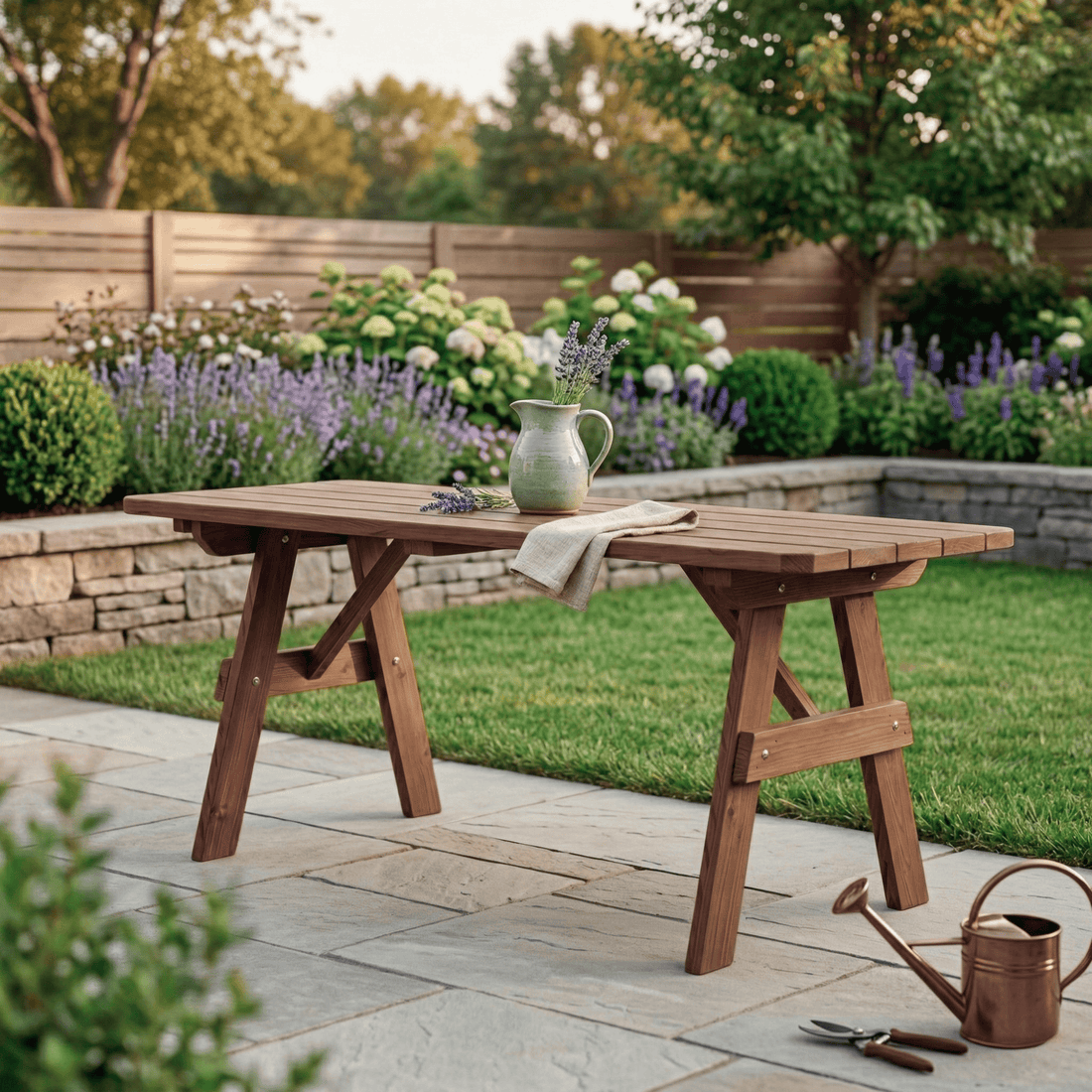 Keystone Amish Co. Red Cedar Traditional Outdoor Table