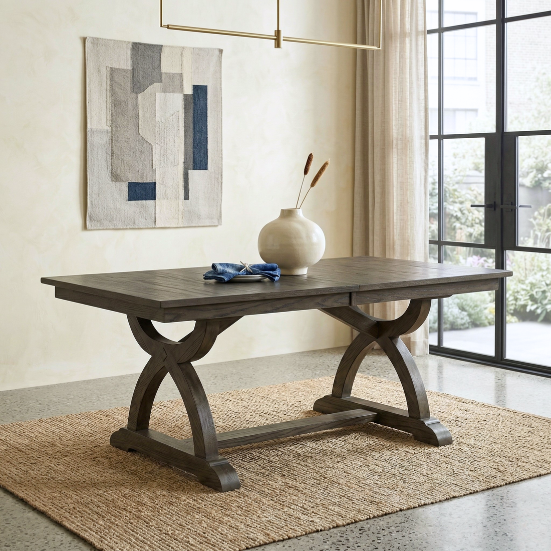 Hoosier Timbercraft Windsor Rectangular Counter Height Dining Table