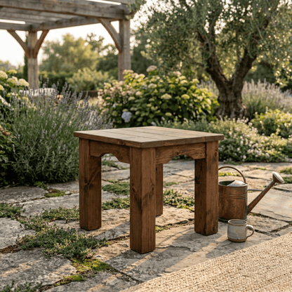 Keystone Amish Co. Red Cedar Square Outdoor End Table