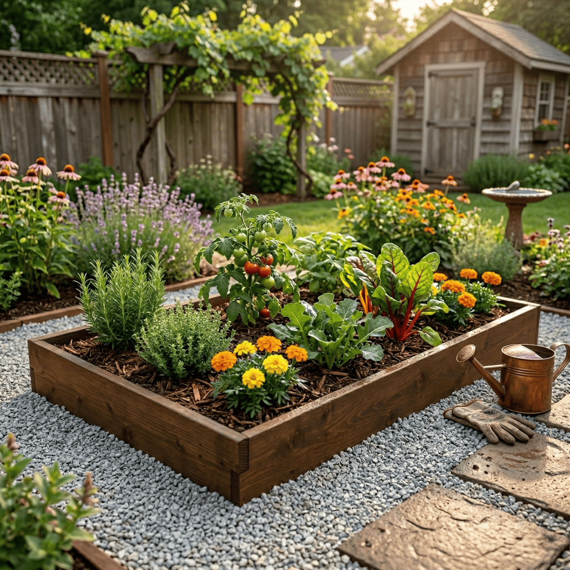 Keystone Raised Keystone Amish Co. Red Cedar Raised Garden Bed – Amish Lane