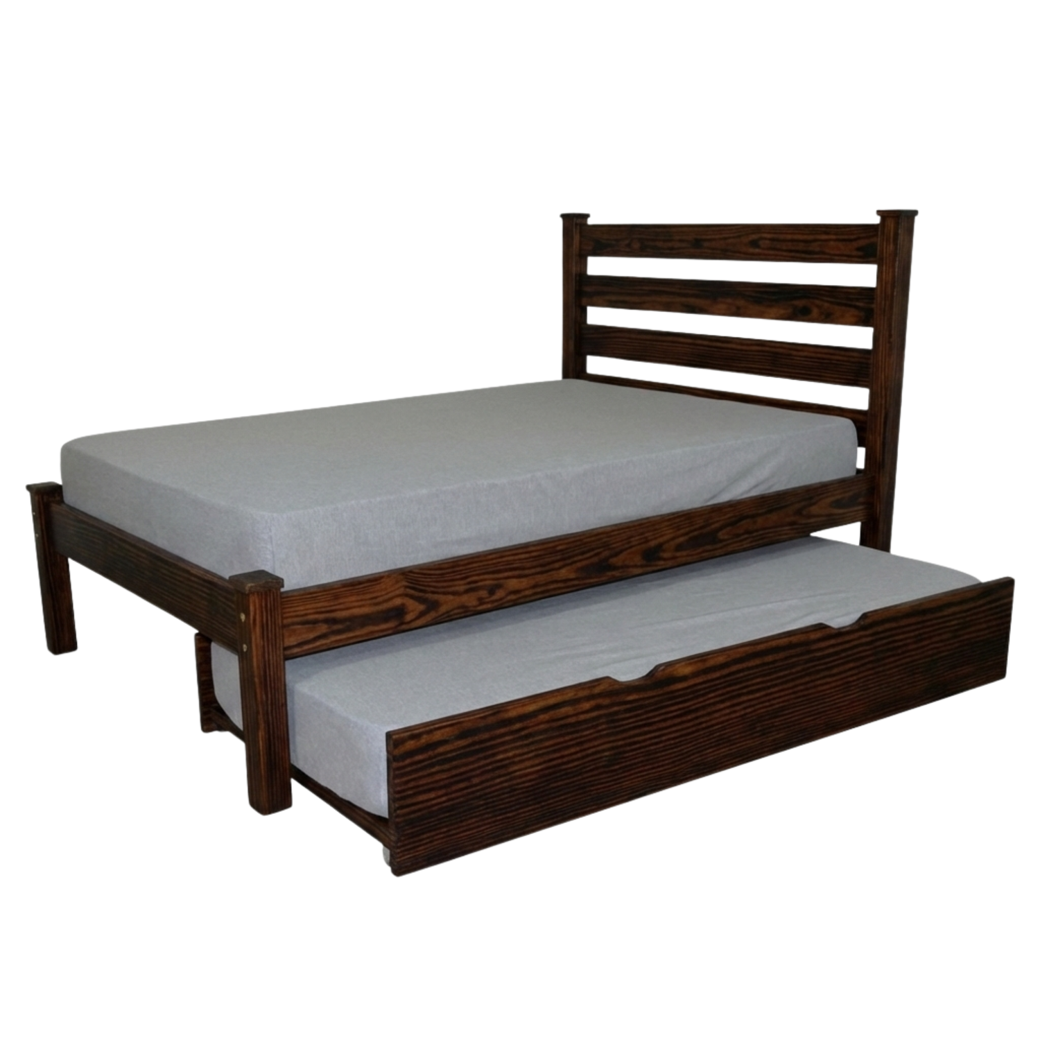 Versaloft Homestead Amish Made Bed Frame with Headboard and Trundle Unit
