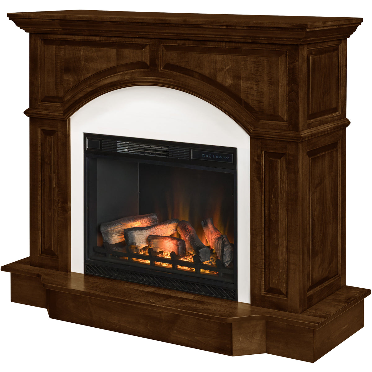 Ridgeline Fireplace in Asbury Stain