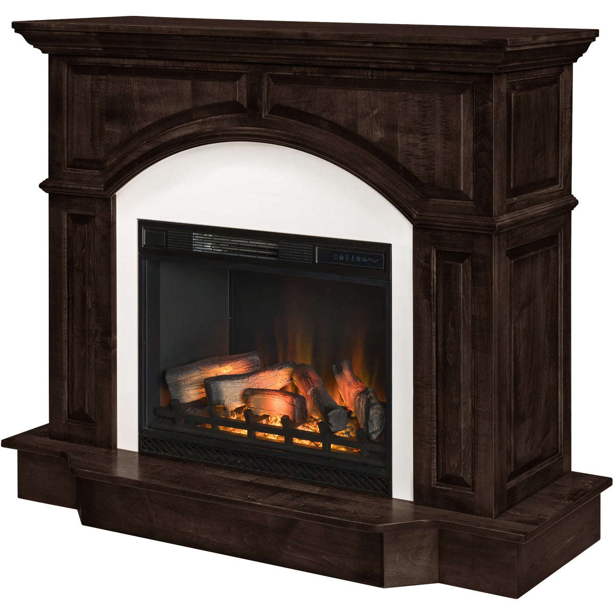 Ridgeline Fireplace in Onyx Stain