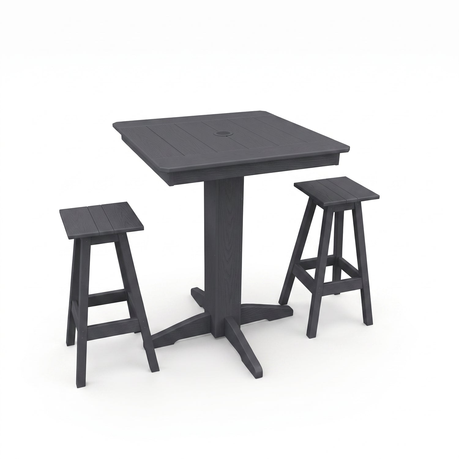 Keystone Amish Co. Riley 3-Piece Poly Lumber Bar Dining Set