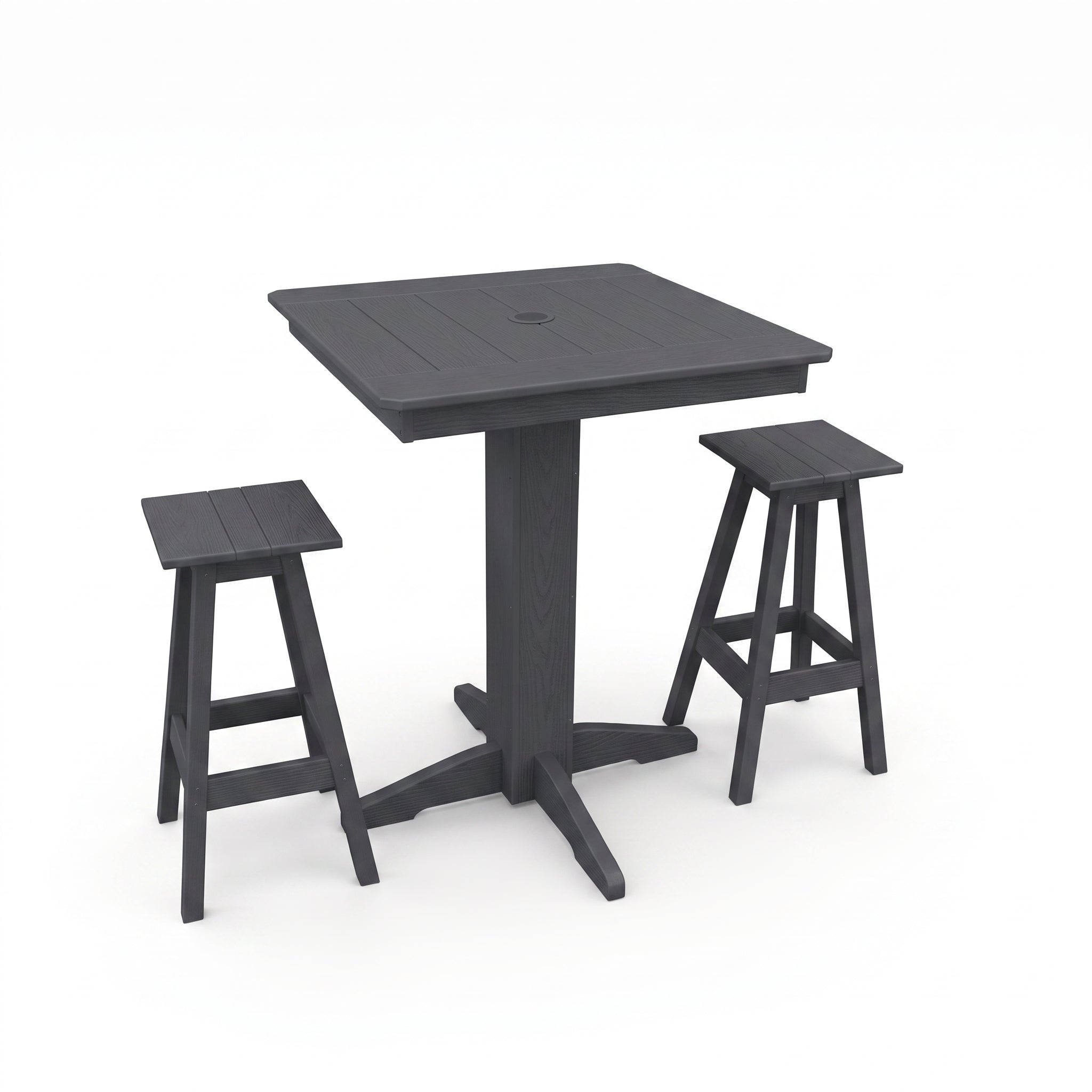 Keystone Amish Co. Riley 3-Piece Poly Lumber Bar Dining Set