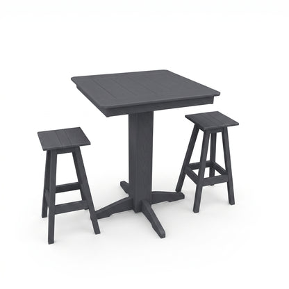Keystone Amish Co. Riley 3-Piece Poly Lumber Bar Dining Set