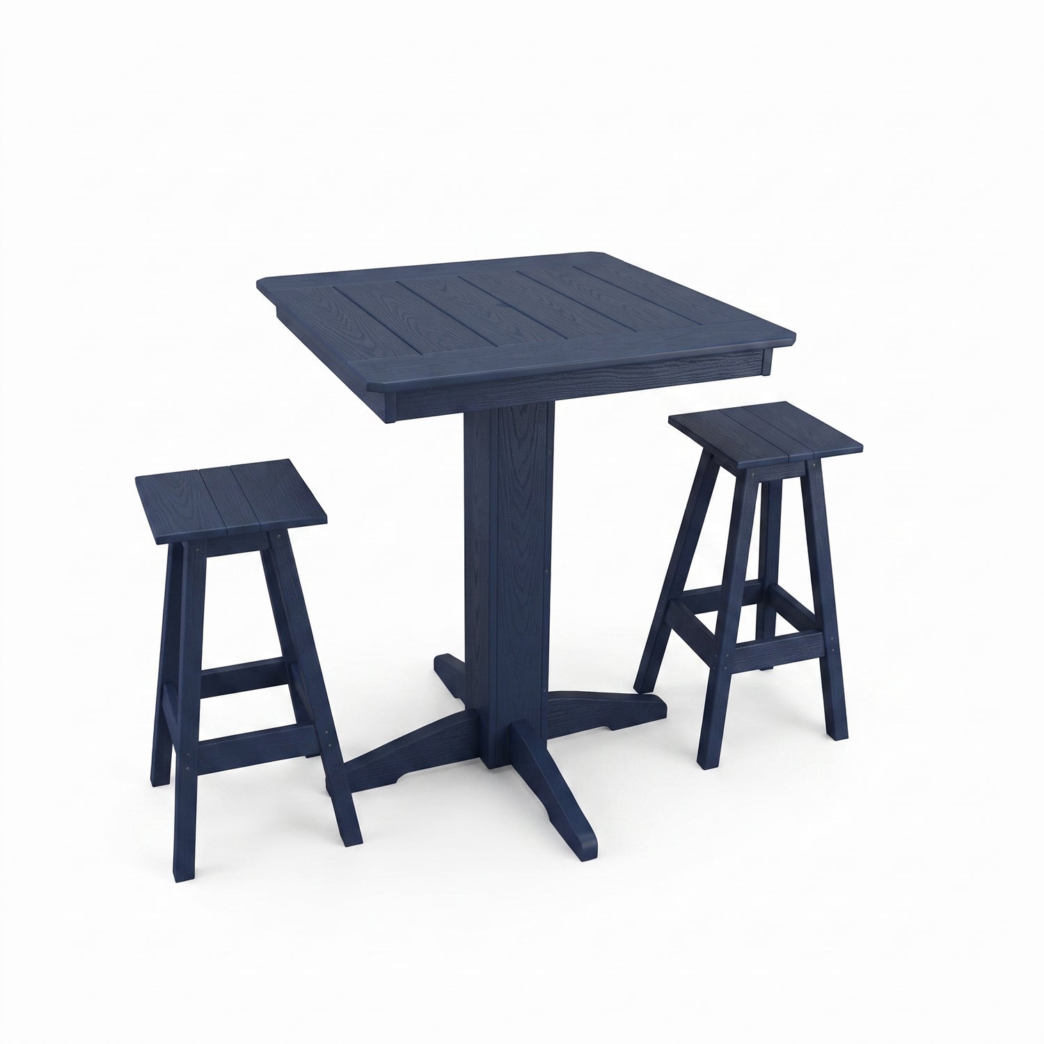 Keystone Amish Co. Riley 3-Piece Poly Lumber Bar Dining Set
