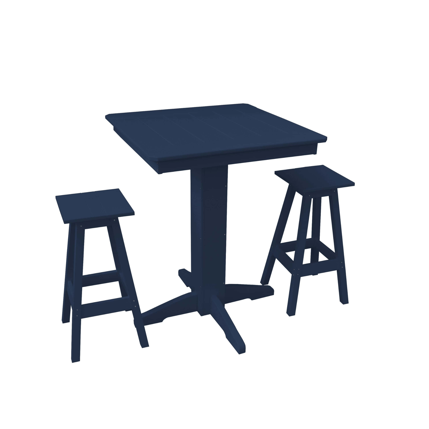 Keystone Amish Co. Riley 3-Piece Poly Lumber Bar Dining Set