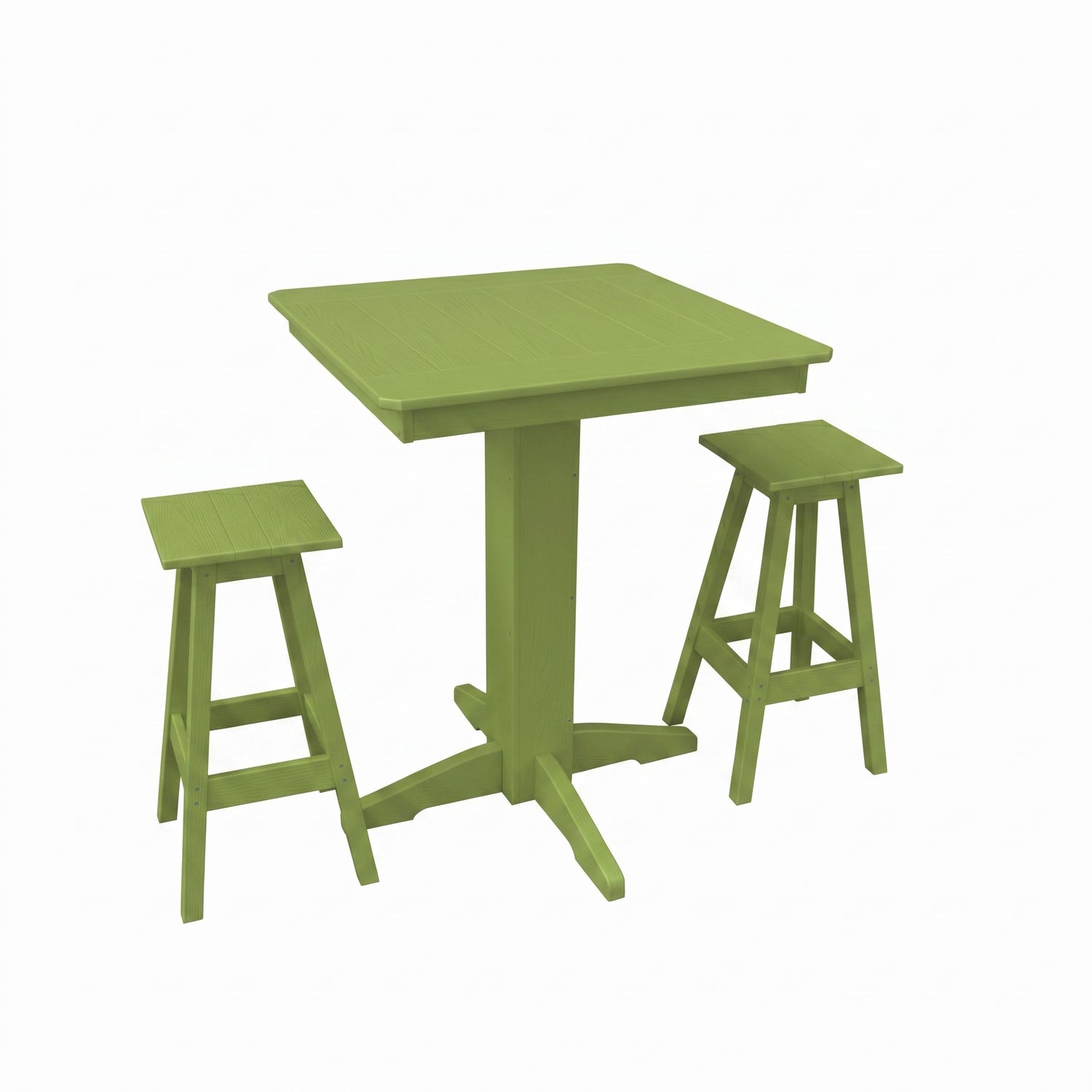 Keystone Amish Co. Riley 3-Piece Poly Lumber Bar Dining Set