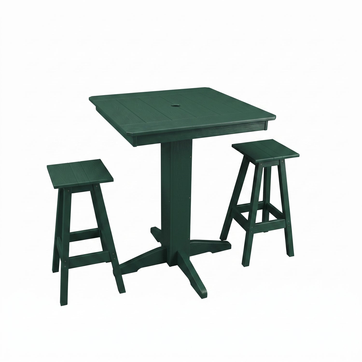 Keystone Amish Co. Riley 3-Piece Poly Lumber Bar Dining Set